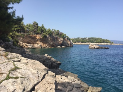 Planitis Bay and the Akti peninsula