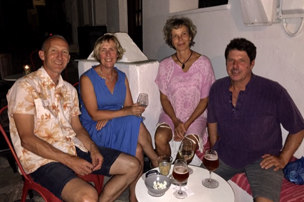 With Reuben, Jo and Manuel in the Northern Sporades